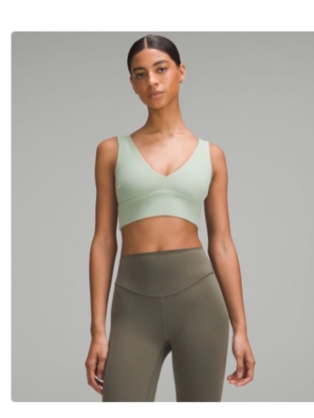 lululemon athletica bra and short set
